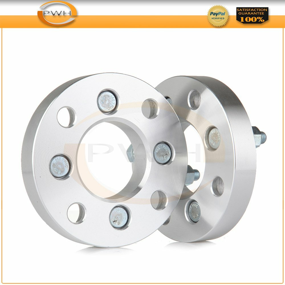 2-Pack 1" Wheel Spacers – 4x100 Bolt Pattern, 12x1.5 Studs, Hubcentric For Honda, Mitsubishi & More 6 thumbnail image