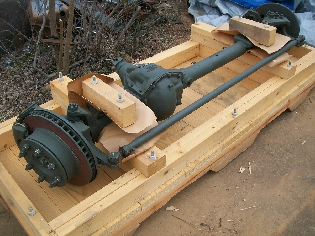 Rebuilt DANA 44 HD 8 Lug Dodge W200 M880 Front Axle Complete W