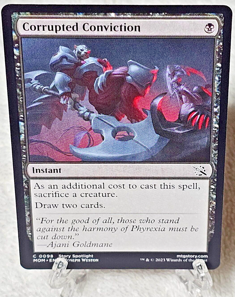 MTG Corrupted Conviction March of the Machine Magic Gathering Card #98 NM MTG Corrupted Conviction March of the Machine Magic Gathering Card #98 NM