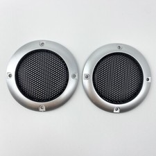 2" Speaker Cover For Car Audio DJ PA Speaker Silver Gray ABS Frame Metal Mesh
