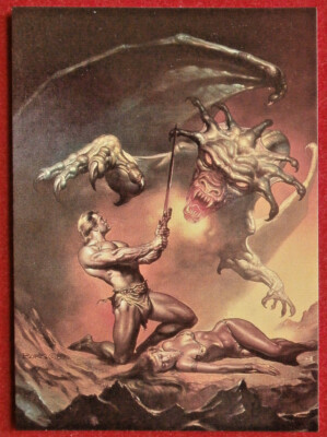 Boris 2 - Karte #62 - Die Zauberin und der Drache - Comic Bilder 1992