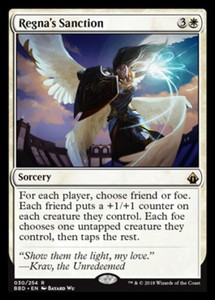 Regna's Sanction x4 - Battlebond - NM-Mint, English - Battlebond