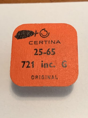 Mouvement De Montre Certina Calibre 25-65 - Pièce Détachée NOS (neuve Ancien Stock), Occasion