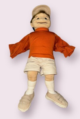 Folkmanis Boy With Cap Hand Puppet 22''