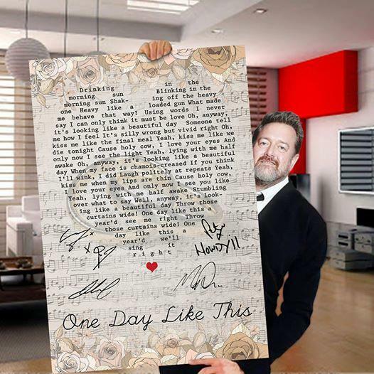 One Day Like This by Elbow The Seldom Seen Kid Lyrics Signed Poster(No