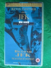J.F.K .and BEYOND  JFK   (DIRECTORS WIDESCREEN)  (DOUBLE TAPE)  25039