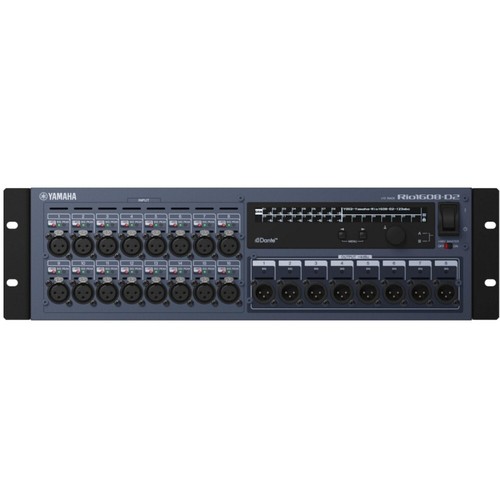 YAMAHA RIO1608-D2 Rackmount 16 Channel Digital Network Remote with Dante - Picture 1 of 5