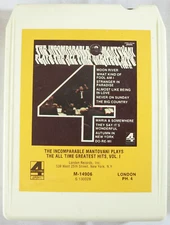 "The Incomparable Mantovani Plays All the Greatest Hits" V1 8-Track Tape, Tested