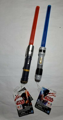 New Star Wars Light Up Sith + Jedi Apprentice Lightsaber Set (USA SHIPS FREE)