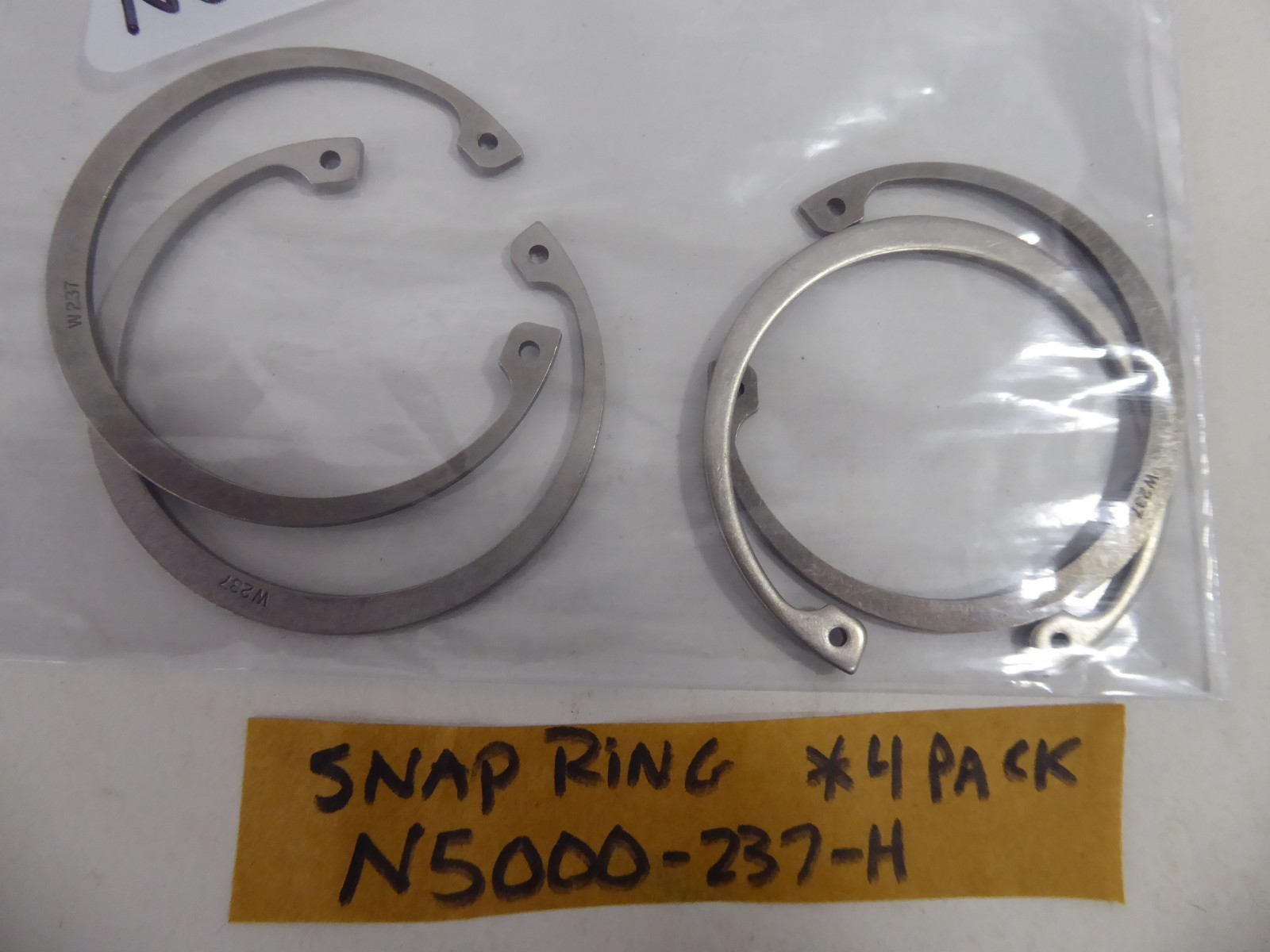 Snap Ring N5000237H Retaining Ring (Pack of 4) eBay
