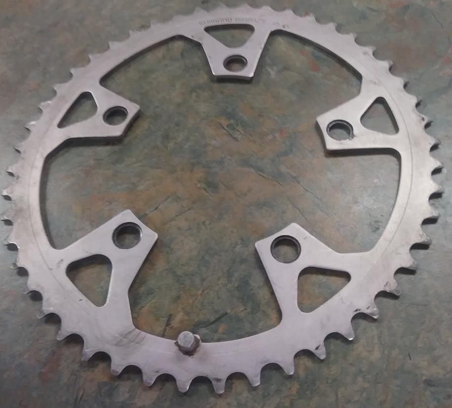 Plateau De Chaîne Vélo Vintage Shimano Biopace 48 Dents, 110mm, 5 Branches, Acier (Japon)