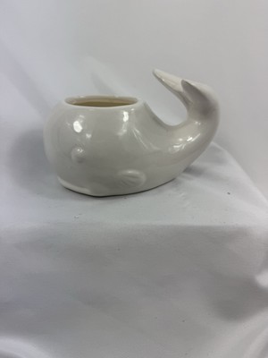 Candle Ceramic White Whale Unscented White Whale Beluga Gift Idea