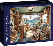 NEW Bluebird 1000 Pieces Jigsaw Puzzle Landscapes Theme Camping Coast