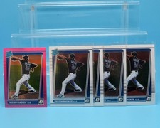 Triston MCKENZIE 2021 Donruss Opric Rated Rookie Lot of (5)