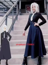 Jujutsu Kaisen Meimei Complete Set Of Role-playing Costumes Blue Long Dress