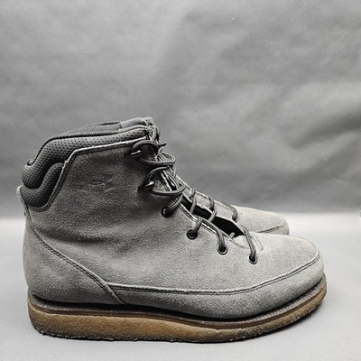 Under Armour Heppner Boots Mens Size 8 Gray Suede Casual Lace Up Crepe Sole