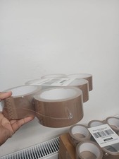 Strong Heavy Duty Brown Packaging Tape - 3 Rolls (48MM X 66M) - Secure Sticky Se