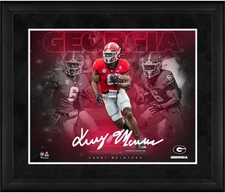 Kenny McIntosh Georgia Bulldogs Framed 16" x 20" Stars of the Game Collage
