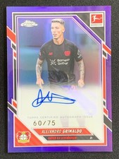 Alejandro Grimaldo 2025-26 Topps Chrome Bundesliga Purple Auto /75 #BA-AGR