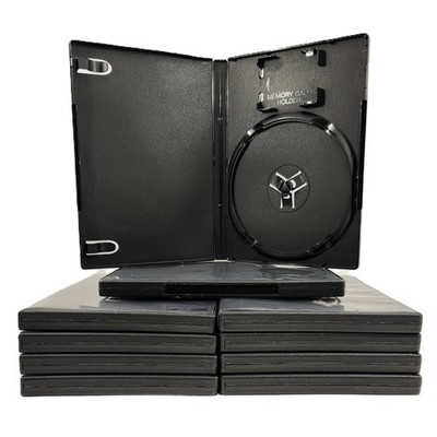 PS2 PlayStation 2 Replacement Game Disc Case w/ Memory Card Holder 10-Pack Empty