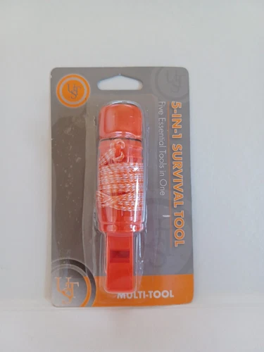 Ust Brands 5-In-1 Survival Tool, Orange