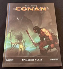 🗡️ CONAN NAMELESS CULTS Conan RPG - VG+/EX (Modiphius 2d20)