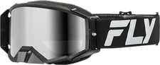 ZONE ELITE GOGGLE BLACK/SILVER W/ SILVER MIRROR/SMOKE LENS
