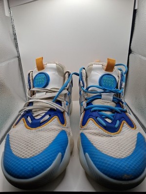 Adidas BYW Select PE Hoop York City Knicks White Blue Gold IF4285 Men Size 9