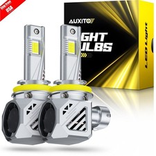 AUXITO H11 H8 22000LM LED Bulbs Headlight High Low Beam Super Bright 6500K White