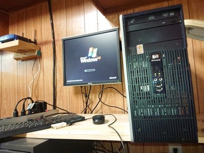 HP Compaq DC5700 MT Retro Windows XP computer tower Core 2 Duo 6600 3GB 160GB