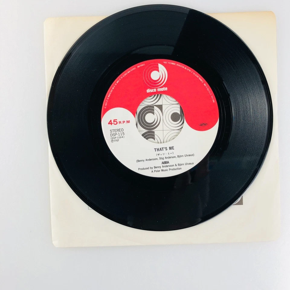ABBA – That's Me / Money Money Money | Japan 7" Vinyl Single Discomate DSP-115 4 - Image 3 of 4