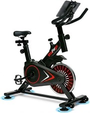 Vélo d’appartement Home Fitness 120KG,Vélo de Spinning Silencieux avec Écran LCD