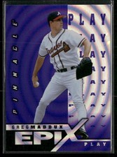 1998 Pinnacle #E21 Greg Maddux Epix Purple