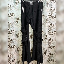 Vintage Y2K Altered Mind Baggy Rave Pants Size 34 Parachute Goth Drake Carti