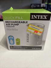 Intex Quickfill Rechargeable Air Pump USB200R...