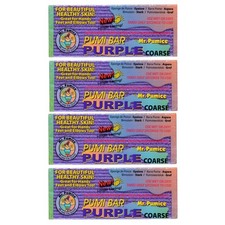 Mr. Pumice Purple PUMI Bar - Extra-Coarse, 1 Count Pack of 4 ,
