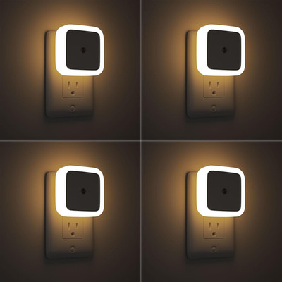 Sujeet Night Light, Night Lights Plug into Wall 4-Pack, Nightlight Plug in Night