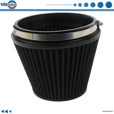 6 152mm High Flow Inlet Dry Air Filter Cold Air Intake Cone Replacement Black