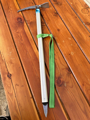 MOUNTAIN CLIMBING ICE AXE PICK ANETO LAPRADE DESMAISON FRANCE-31.5''/79.5CM-VTG