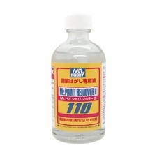 Mr Hobby Mr Paint Remover Thinner Solvent 110ml Screw Top Glass Bottle - (T-119)