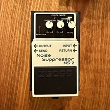 BOSS NS-2 Noise Suppressor Analogue Noise Gate Pedal for Electric/Bass Guitar