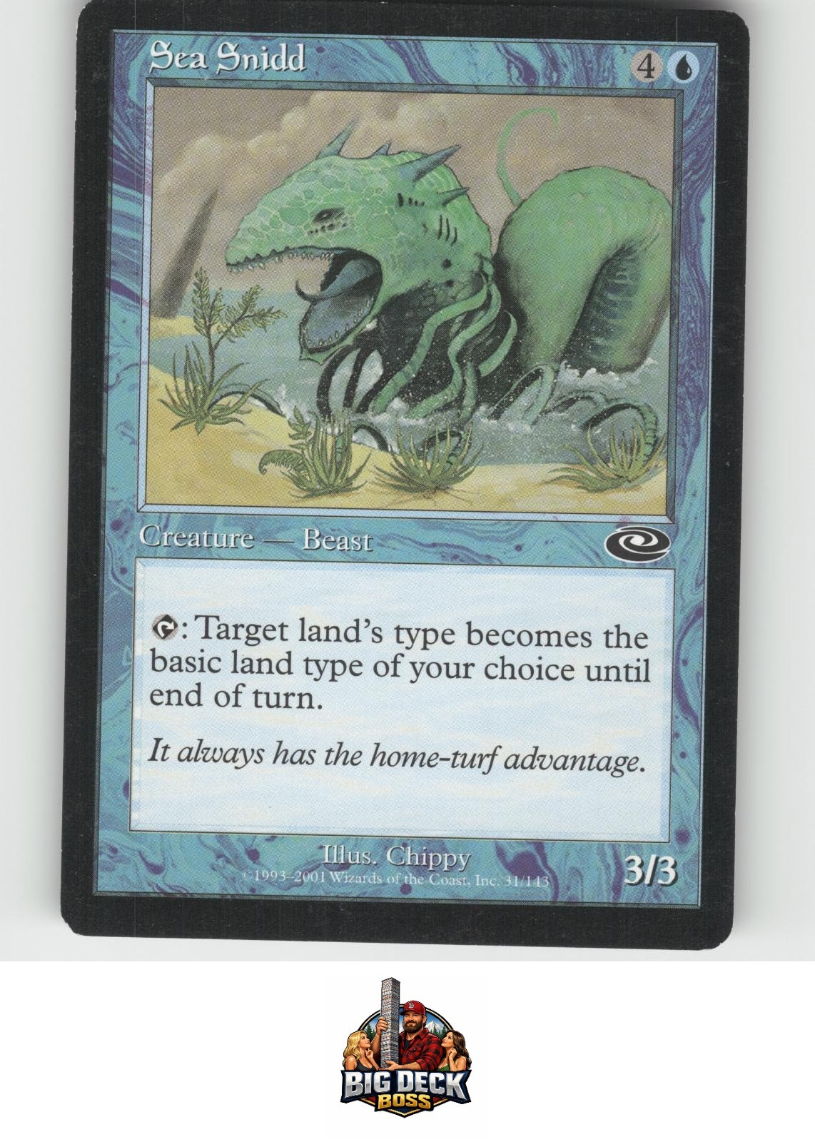 Sea Snidd Planeshift Common 31 MTG Lightly Played