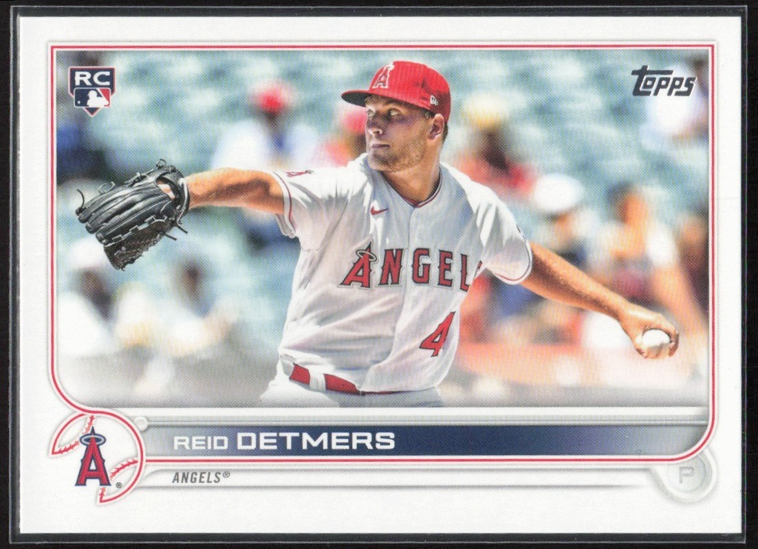 2022 Topps Reid Detmers Rookie Los Angeles Angels #201