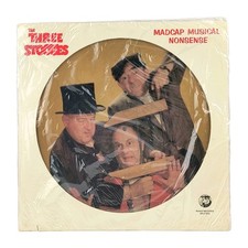 THREE STOOGES Madcap Musical Nonsense RHINO LP NM Picture Disc 