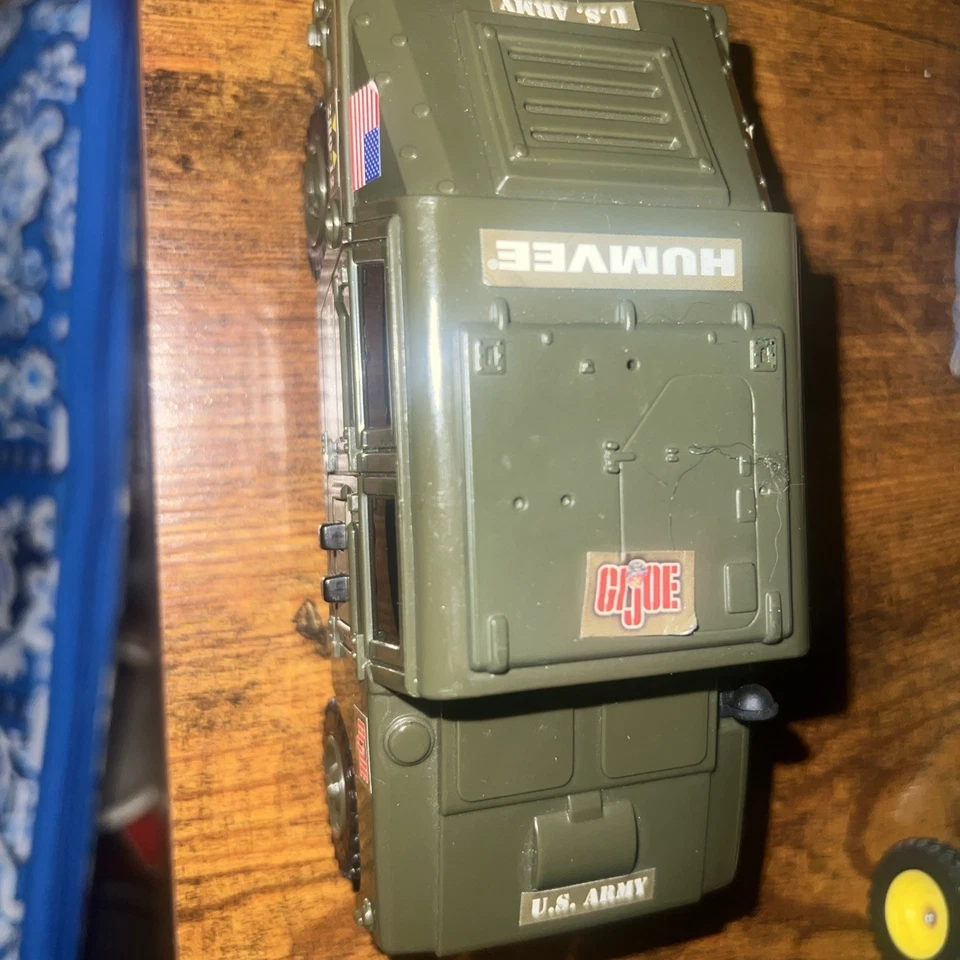 GI Joe MILITAR U.S. Army Hummer HUMVEE GREEN Hace Sonidos, Probado y Funciona Foto 4 de 4