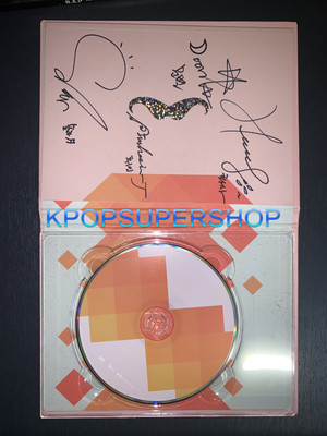 Mamamoo 1st Mini Album Hello Pink Ver Autographed Signed CD