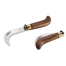 Old Bear Folding Pocket Knife Pruning Line Stainless Steel Blade Walnut Handle