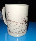 Vtg Otagiri Brown Beige Tan Pheasant Quail Japan Hand Painted Coffee Mug Cup — photo 2
