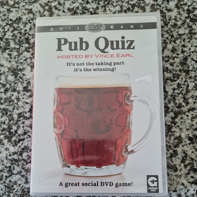 Pub Quiz DVD Spiel gehostet von Vince Earl, 2007 brandneu und versiegelt
