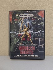 Ghouls 'N Ghosts (Sega Genesis) CIB COMPLETE IN BOX RARE TESTED AND WORKING! 